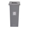 719-05 - Kosz do segregacji FIT BIN 53L szary ODPADY ZMIESZANE